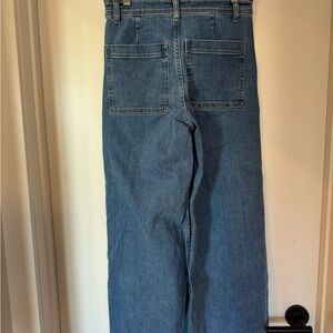 Zara High-Waisted Blue Denim Jeans